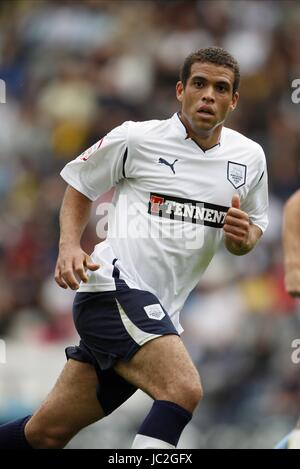 JOSH KING PRESTON NORTH END FC PRESTON NORTH Ende FC DEEPDALE PRESTON ENGLAND 7. August 2010 Stockfoto