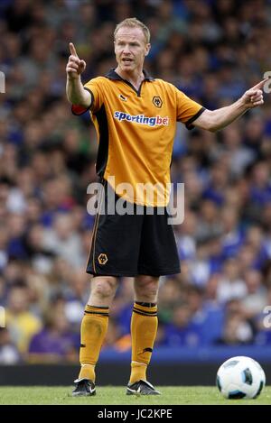 JODY CRADDOCK WOLVERHAMPTON wandert FC WOLVERHAMPTON WANDERS FC GOODISON PARK LIVERPOOL ENGLAND 21. August 2010 Stockfoto