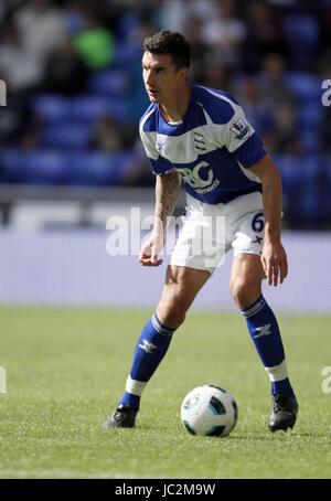 LIAM RIDGEWELL BIRMINGHAM CITY FC REEBOK STADIUM BOLTON ENGLAND 29. August 2010 Stockfoto