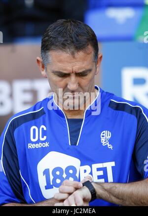 OWEN COYLE BOLTON WANDERERS FC MANAGER BOLTON WANDERERS FC MANAGER REEBOK STADIUM BOLTON ENGLAND 29. August 2010 Stockfoto