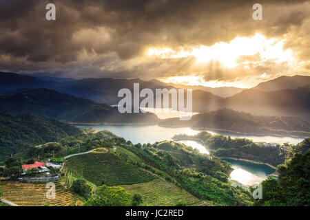 Sonnenaufgang für Adv oder anderen Zweck Verwendung Stockfoto