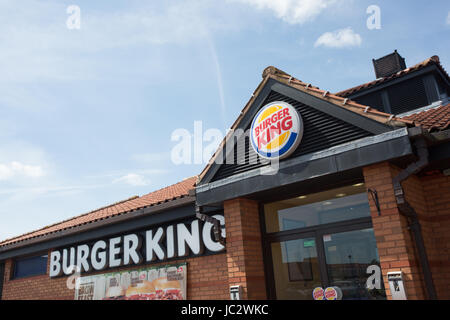 Burger King restaurant Stockfoto