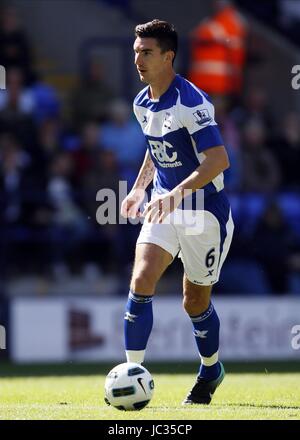 LIAM RIDGEWELL BIRMINGHAM CITY FC BIRMINGHAM CITY FC REEBOK STADIUM BOLTON ENGLAND 29. August 2010 Stockfoto