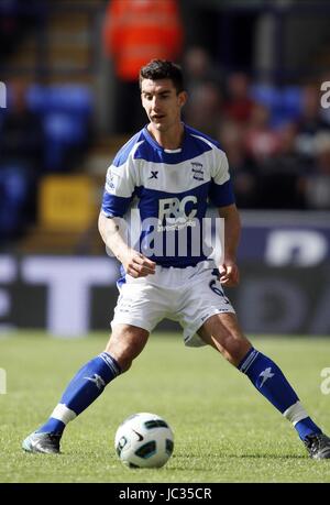 LIAM RIDGEWELL BIRMINGHAM CITY FC BIRMINGHAM CITY FC REEBOK STADIUM BOLTON ENGLAND 29. August 2010 Stockfoto