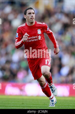 MAXI RODRIGUES LIVERPOOL FC ST. ANDREWS BIRMINGHAM ENGLAND 12. September 2010 Stockfoto