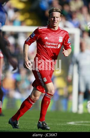 CHRISTIAN POULSEN BIRMINGHAM CITY V LIVERPOOL FC ST. ANDREWS BIRMINGHAM ENGLAND 12. September 2010 Stockfoto