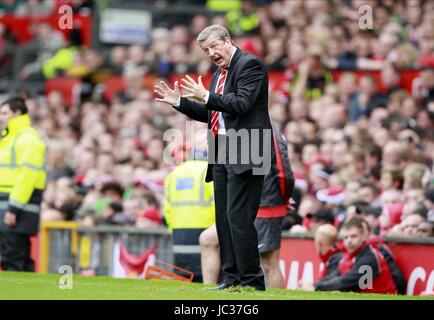 ROY HODGSON MANCHESTER UNITED V LIVERPOOL OLD TRAFFORD MANCHESTER ENGLAND 19. September 2010 Stockfoto