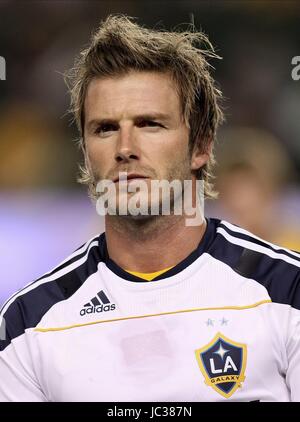DAVID BECKHAM LOS ANGELES GALAXY CARSON LOS ANGELES Kalifornien USA 24. September 2010 Stockfoto