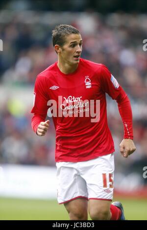 CHRIS COHEN NOTTINGHAM FOREST FC Watford FC Stadt Boden NOTTINGHAM ENGLAND 23. Oktober 2010 Stockfoto