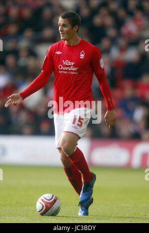 CHRIS COHEN NOTTINGHAM FOREST FC Watford FC Stadt Boden NOTTINGHAM ENGLAND 23. Oktober 2010 Stockfoto