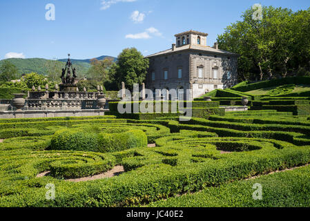 Bagnaia. Viterbo. Italien. 16. Jahrhundert manieristischen Stil Villa Lante und Gärten, im Auftrag von Kardinal Gianfrancesco Gambara. Stockfoto