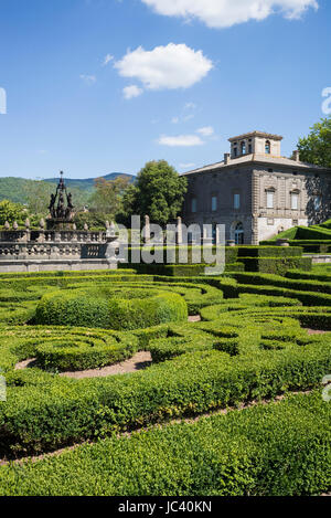 Bagnaia. Viterbo. Italien. 16. Jahrhundert manieristischen Stil Villa Lante und Gärten, im Auftrag von Kardinal Gianfrancesco Gambara. Stockfoto