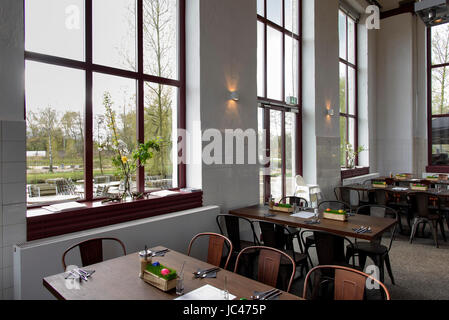 Restaurant Wasserwerk, Kurdamm24, Hamburg-Wilhelmsburg, Deutschland, Europa Stockfoto