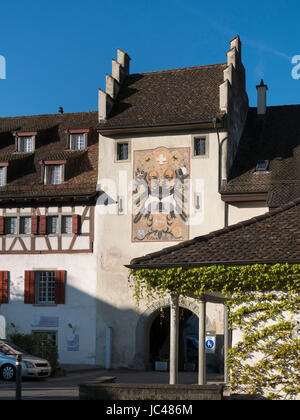 Obertor in Stein am Rhein, Kanton Schaffhausen, Schweiz Stockfoto