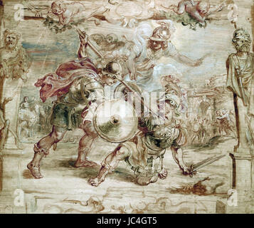 Rubens - der Tod von Hector Stockfoto
