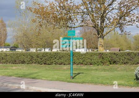 Seaview Holiday Park West Mersea Stockfoto