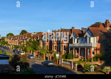 Häuser in Seaview, Isle Of Wight, Großbritannien Stockfoto