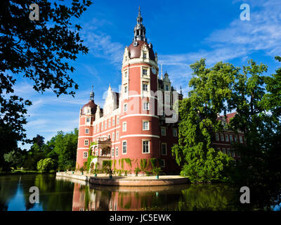 Schloss Muskau Im Fürst-Pückler-Park in Bad Muskau Stockfoto