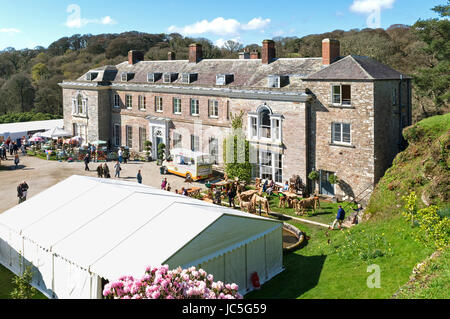 Boconnoc Haus in Cornwall, England, uk. Stockfoto