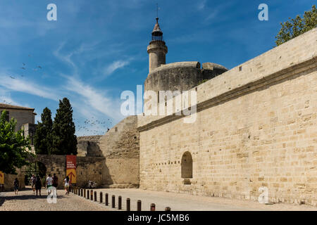 La Tour de Constance, Aigues Mortes, in der Nähe von Montpellier, Occitanie, Frankreich Stockfoto