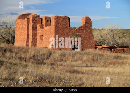 Bei Salinas quarai Ruins National Monument im US-Bundesstaat New Mexico Stockfoto