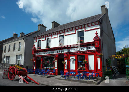 Wohnhaus, Knightstown, Valentia Island die Skellig ring, Irland, Großbritannien, Valentia Island, The Skellig Ring, Irland, Grossbritanni Stockfoto