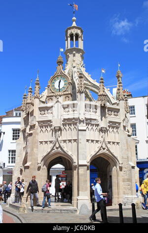 Market Cross von South Street, Chichester, West Sussex, England, Großbritannien, Deutschland, UK, Europa Stockfoto