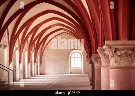 Gewölbe in der Zisterzienser Kloster Kiedrich, Rheingau, Hessen, Deutschland Stockfoto