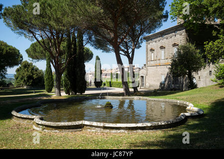 Bagnaia. Viterbo. Italien. 16. Jahrhundert manieristischen Stil Villa Lante und und der umliegende Park, im Auftrag von Kardinal Gianfrancesco Gambara. Stockfoto