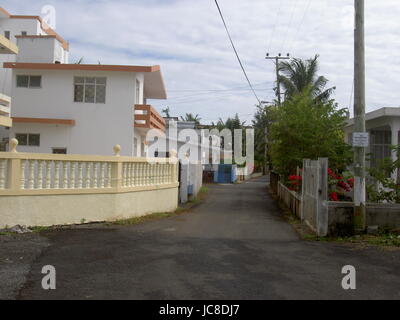 Lokalen Dorf Mauritius Stockfoto