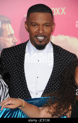 Los Angeles, CA, USA. 14. Juni 2017. 14. Juni 2017 - Los Angeles, Kalifornien - Jamie Foxx. Los Angeles-Premiere von "Baby Driver'' im Ace Hotel Downtown in Los Angeles statt. Bildnachweis: Birdie Thompson/AdMedia Credit: Birdie Thompson/AdMedia/ZUMA Draht/Alamy Live-Nachrichten Stockfoto