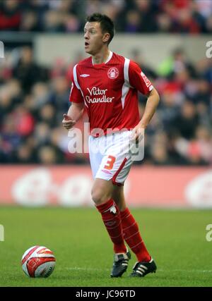 NICKY SHOREY NOTTINGHAM FOREST FC Stadt Boden NOTTINGHAM ENGLAND 16. Januar 2010 Stockfoto