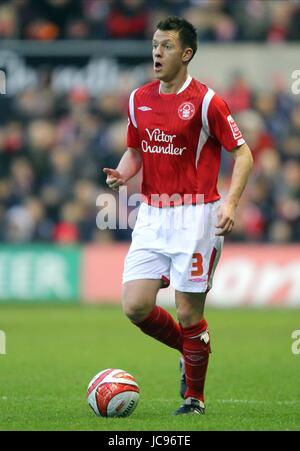 NICKY SHOREY NOTTINGHAM FOREST FC Stadt Boden NOTTINGHAM ENGLAND 16. Januar 2010 Stockfoto