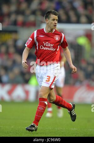 NICKY SHOREY NOTTINGHAM FOREST FC Stadt Boden NOTTINGHAM ENGLAND 16. Januar 2010 Stockfoto