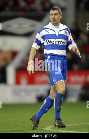 ANDY GRIFFIN READING FC Stadt NOTTINGHAM ENGLAND gemahlen 16. Januar 2010 Stockfoto