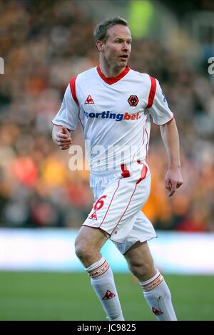 JODY CRADDOCK WOLVERHAMPTON wandert FC KC STADIUM HULL ENGLAND 30. Januar 2010 Stockfoto