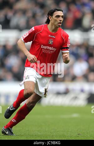 ANDERSON DE SILVA BARNSLEY FC ST. JAMES PARK NEWCASTLE ENGLAND 6. März 2010 Stockfoto