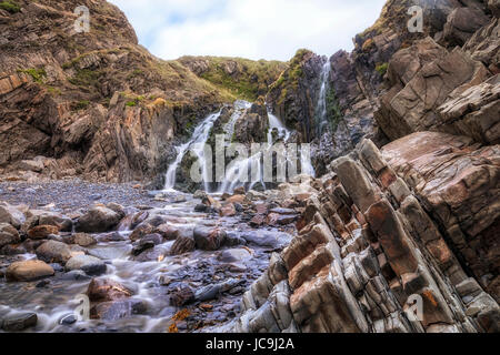 Welcombe Mund Beach, North Devon, England, UK Stockfoto