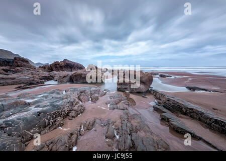 Welcombe Mund Beach, North Devon, England, UK Stockfoto