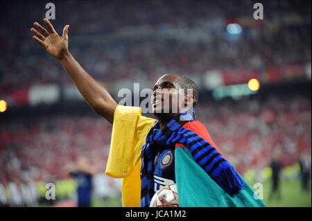 SAMUEL Eto INTER Mailand INTER Mailand SANTIAGO BERNABEU MADRID Spanien 22. Mai 2010 Stockfoto