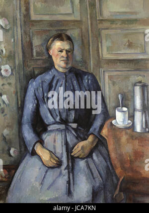 Paul Cézanne Frau mit Kaffee Topf La Femme À la Cafetière 1895 Musée d ' Orsay Stockfoto