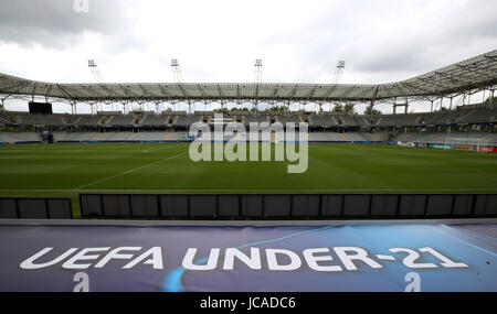 Einen Überblick über die Kolporter Arena in Kielce, Polen. Stockfoto