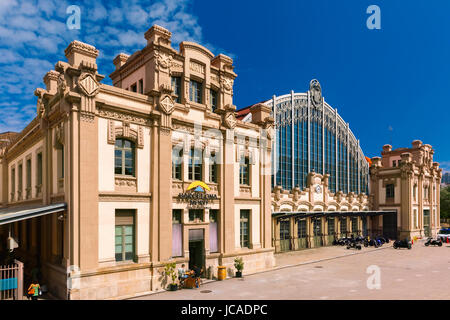 Bus Bahnhof Barcelona Nord, Spanien Stockfoto