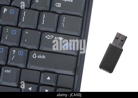 Eine Nahaufnahme von einem USB-stick Stockfoto