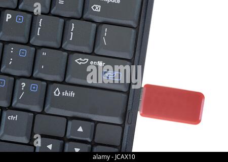 Eine Nahaufnahme von einem USB-stick Stockfoto