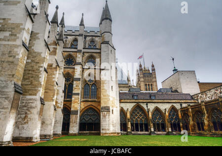 Westminster Abbey in London, Großbritannien Stockfoto