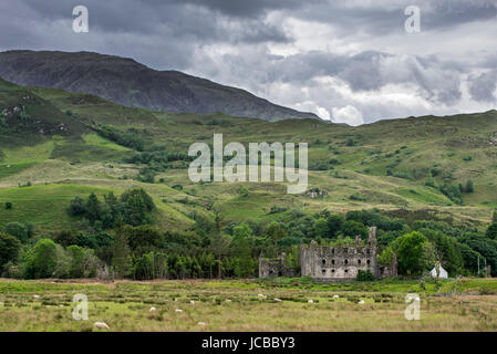 18. Jahrhundert Bernera-Kaserne in der Nähe von Glenelg, Ross und Cromarty in den westlichen Highlands von Schottland Stockfoto