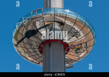 British Airways i360 Attraktion, Brighton, Vereinigtes Königreich Stockfoto