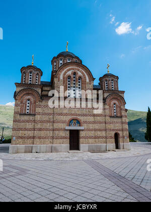 Trebinje, Bosnien und Herzegowina - 28. Mai 2017 - Hercegovačka Gračanica, eine serbisch-orthodoxe Kloster befindet sich auf dem Hügel Crkvina in Trebinje, Bosnien Stockfoto
