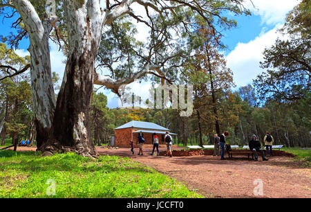 Foto auf einen viertägigen Urlaub im Oktober 2016 während Ihres Aufenthalts im Willow Springs Station, Jackaroos Cottage, Flinders Ranges, South Australia Stockfoto